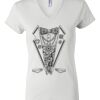 Women's Short Sleeve V-Neck T-Shirt Thumbnail
